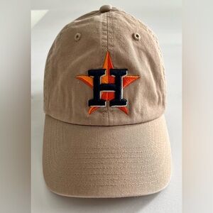 47 Brand MLB Beige Baseball Houston Astros team logo Cap “H”